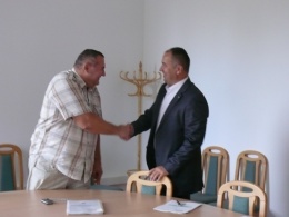 Karsai József polgármester és Kovács Tamás vezérigazgató